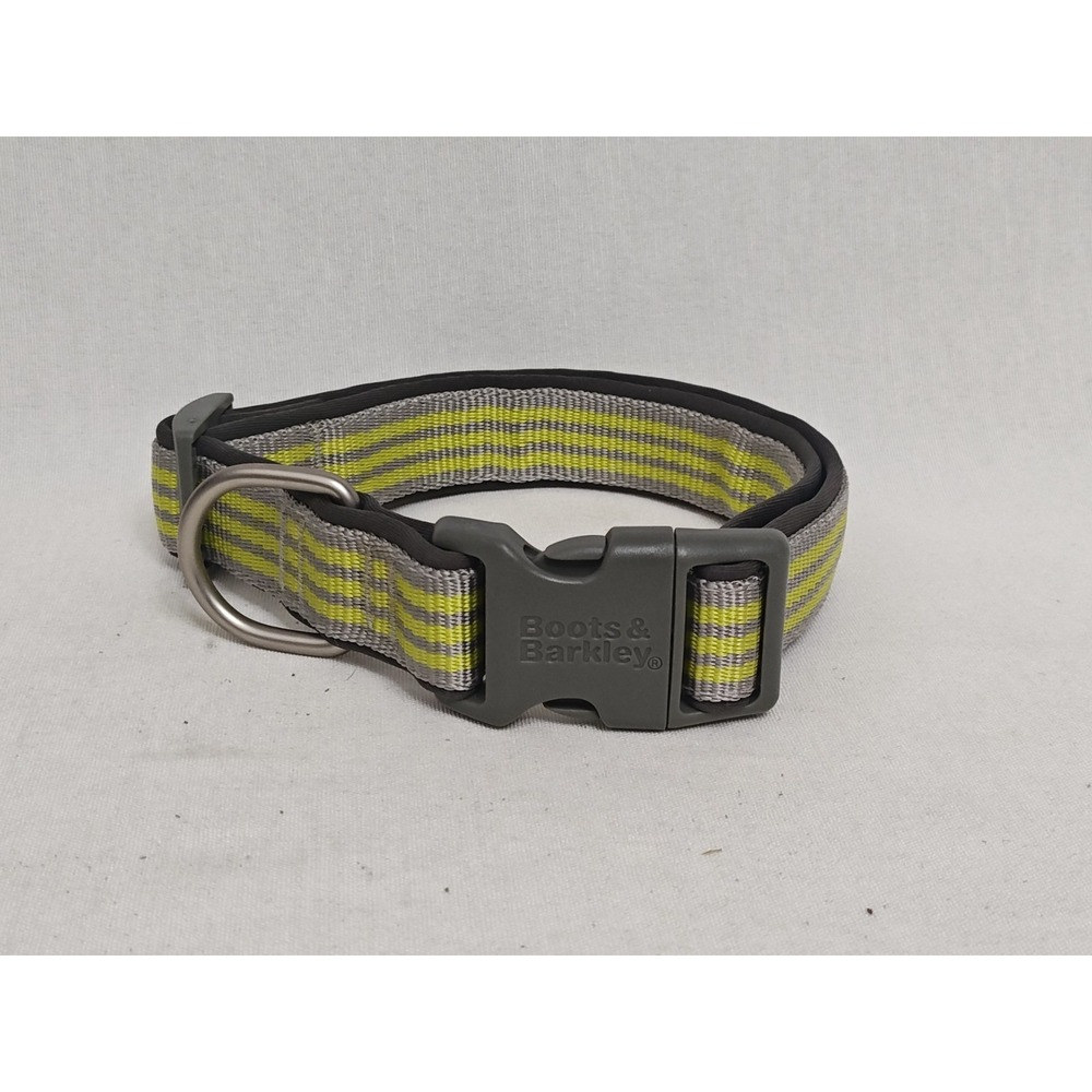 Boots & Barkley Green Gray Dog Cat Animal Collar 23" Round